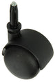 Mack by tente 1013568 – Doppelrolle schwarze Klemmhülse 50 mm | 10 Stück