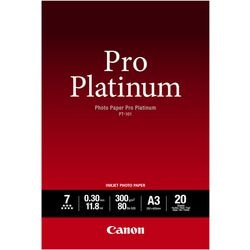 Fotopapier Canon PT-101 Pro Platin A3 weiß 20 Blatt