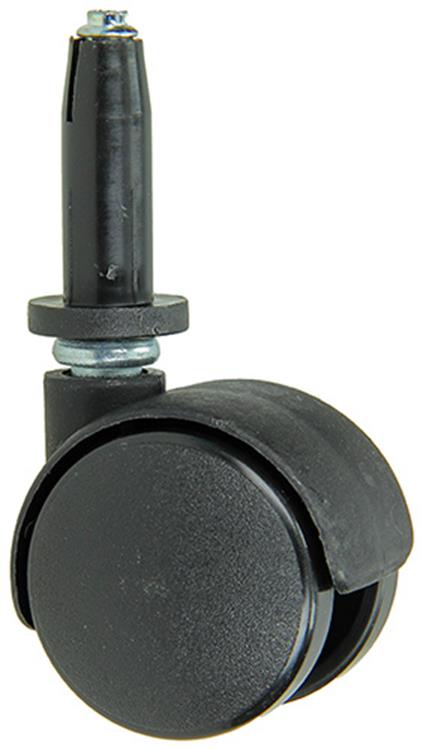 Mack by tente 1014392 – Doppelrolle schwarze Klemmhülse 35 mm | 10 Stück