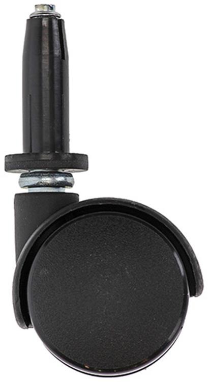 Mack by tente 1014392 – Doppelrolle schwarze Klemmhülse 35 mm | 10 Stück
