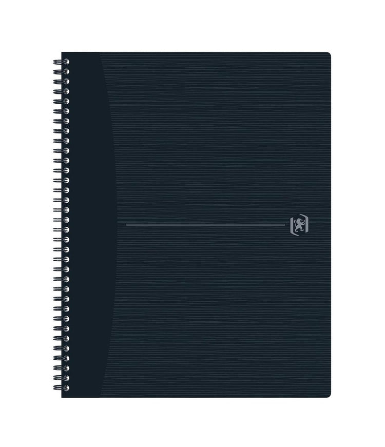 Oxford Origins – nachhaltiges Notizbuch – A4+ – liniert – 70 Blatt – Schwarz