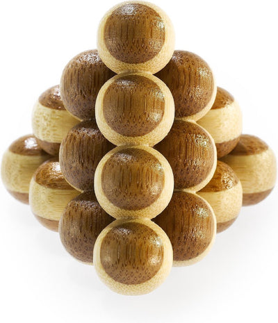 Eureka 3D Bambus -Gehirn -Puzzle -Kanonenkugeln *
