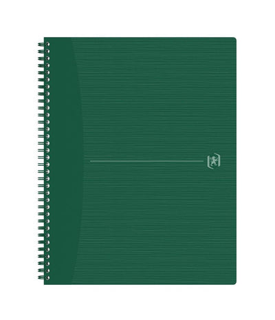 Oxford Origins – nachhaltiges Notizbuch – A4+ – kariert 5 mm – 70 Blatt – grün