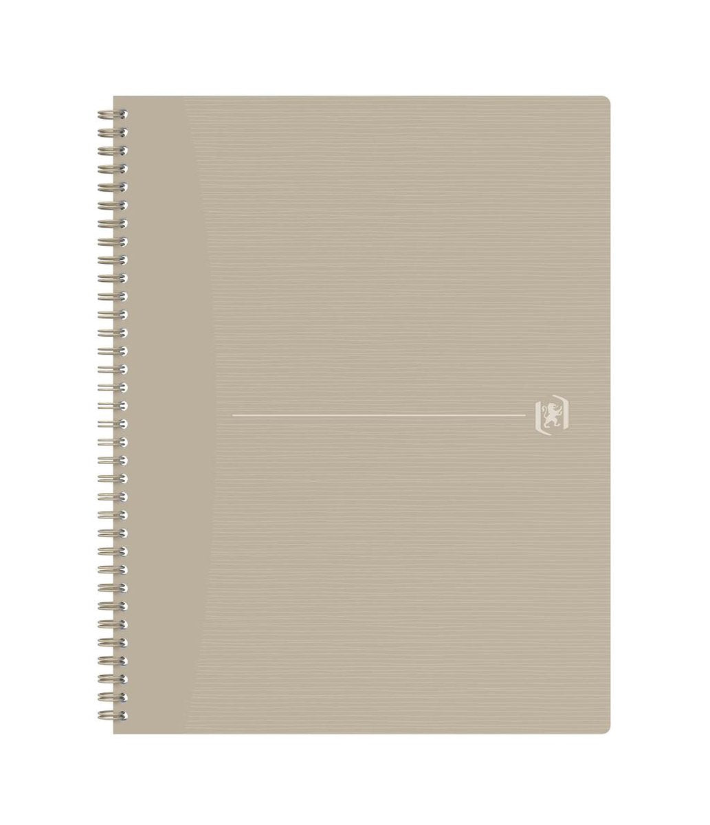 Oxford Origins – nachhaltiges Notizbuch – A4+ – kariert 5 mm – 70 Blatt – Sand