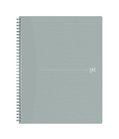 Oxford Origins – nachhaltiges Notizbuch – A4+ – kariert 5 mm – 70 Blatt – Grau