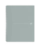Oxford Origins – nachhaltiges Notizbuch – A4+ – kariert 5 mm – 70 Blatt – Grau