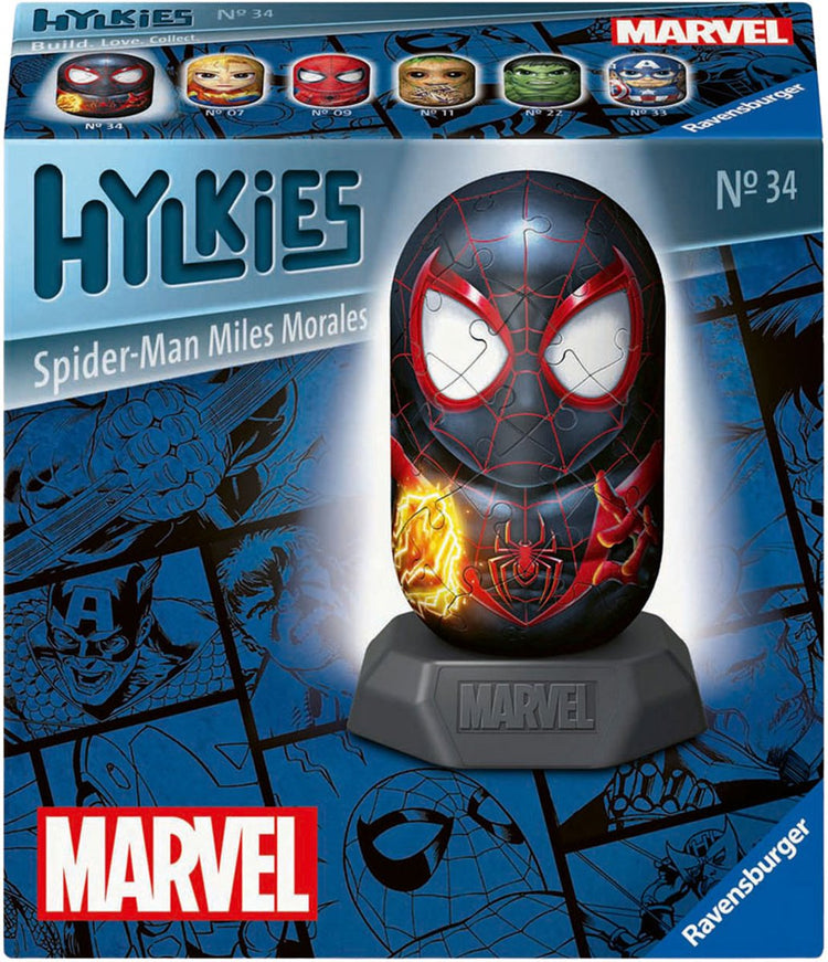 Ravensburger 3D-Puzzle Hylkies Marvel Miles Morales - 54 Teile.