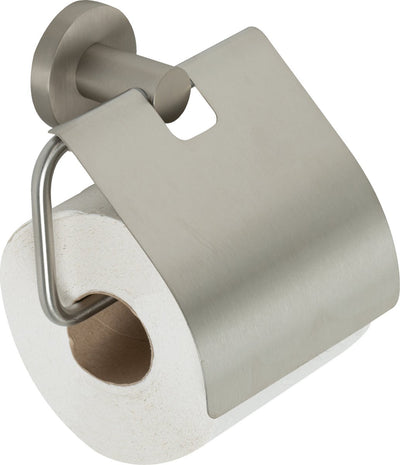 Plieger Vigo Toilettenpapierhalter – Toilettenpapierhalter mit Klappe – mit Schrauben – 10 Jahre Garantie – Chrom gebürstet