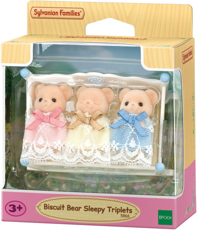 Sylvanian Family 5866 Drillinge Keksbär – extra weich – 3 Spielfiguren