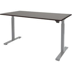 Sitz-Steh-Schreibtisch Schavenburg Dextro Basic T-Basis Logan Oak