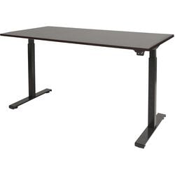 Sitz-Steh-Schreibtisch Schavenburg Dextro Basic T-Basis Logan Oak