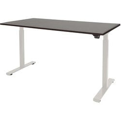 Sitz-Steh-Schreibtisch Schavenburg Dextro Basic T-Basis Logan Oak