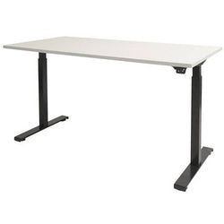 Sitz-Steh-Schreibtisch Schavenburg Dextro Basic T-Gestell lindgrün