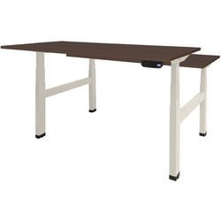 Sitz-Steh-Schreibtisch Schavenburg Dextro Basic T-Basis Logan Oak