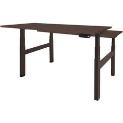 Sitz-Steh-Schreibtisch Schavenburg Dextro Basic T-Basis Logan Oak