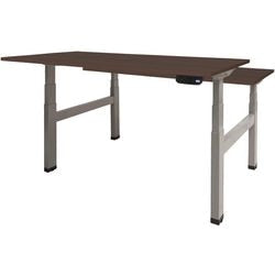 Sitz-Steh-Schreibtisch Schavenburg Dextro Basic T-Basis Logan Oak