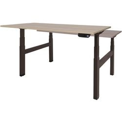 Sitz-Steh-Schreibtisch Schavenburg Dextro Basic T-Basis Robson Oak