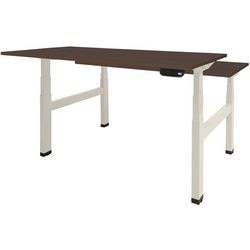 Sitz-Steh-Schreibtisch Schavenburg Dextro Basic T-Basis Logan Oak