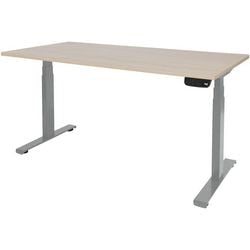 Sitz-Steh-Schreibtisch Schavenburg Dextro plus T-Fuß Lindberg Eiche