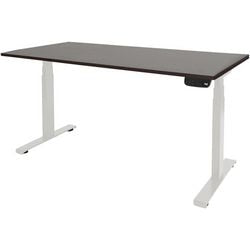 Sitz-Steh-Schreibtisch Schavenburg Dextro Plus T-Fuß Logan Oak