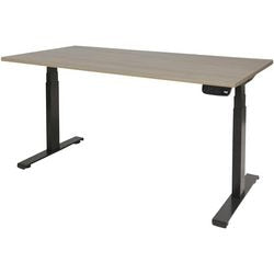 Sitz-Steh-Schreibtisch Schavenburg Dextro plus T-Basis Robson Oak