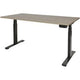 Sitz-Steh-Schreibtisch Schavenburg Dextro plus T-Basis Robson Oak