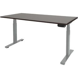 Sitz-Steh-Schreibtisch Schavenburg Dextro Plus T-Basis Logan Oak