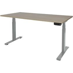 Sitz-Steh-Schreibtisch Schavenburg Dextro plus T-Basis Robson Oak