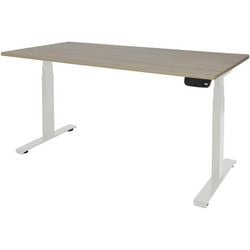 Sitz-Steh-Schreibtisch Schavenburg Dextro plus T-Basis Robson Oak