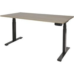 Sitz-Steh-Schreibtisch Schavenburg Dextro plus T-Basis Robson Oak