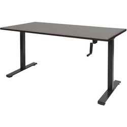 Sitz-Steh-Schreibtisch Schavenburg Dextro Pendel T-Fuß Logan Eiche