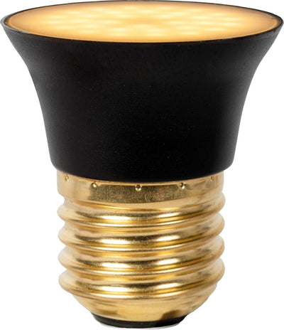 Lucide G45 – LED-Lampe – ø 4,3 cm – LED 3 Stufendimmung – E27 – 1x5 W 2700 K – Schwarz
