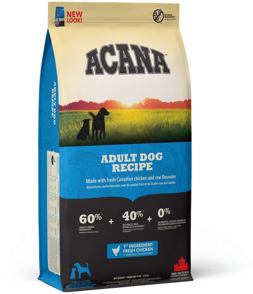 Acana Hundefutter Erwachsene – Huhn, 17 kg – Premium-Tierfutter für erwachsene Hunde