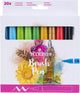 Bruynzeel Ecoline Brush Pen Set Landschaften, 20 Farben