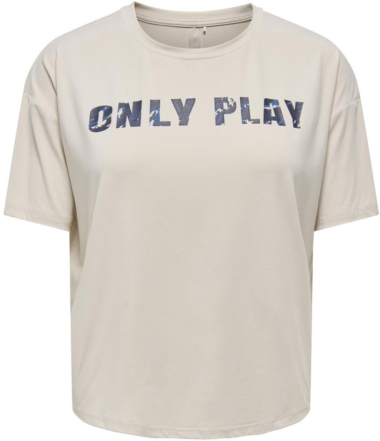 Nur spielen – Onpfont auf SS Loose Tee Damen-Sportshirt