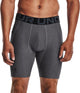 Under Armour UA HG Armour Shorts – Graue Herren-Sporthose – Carbon Heather – Schwarz