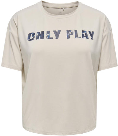 Nur spielen – Onpfont auf SS Loose Tee Damen-Sportshirt