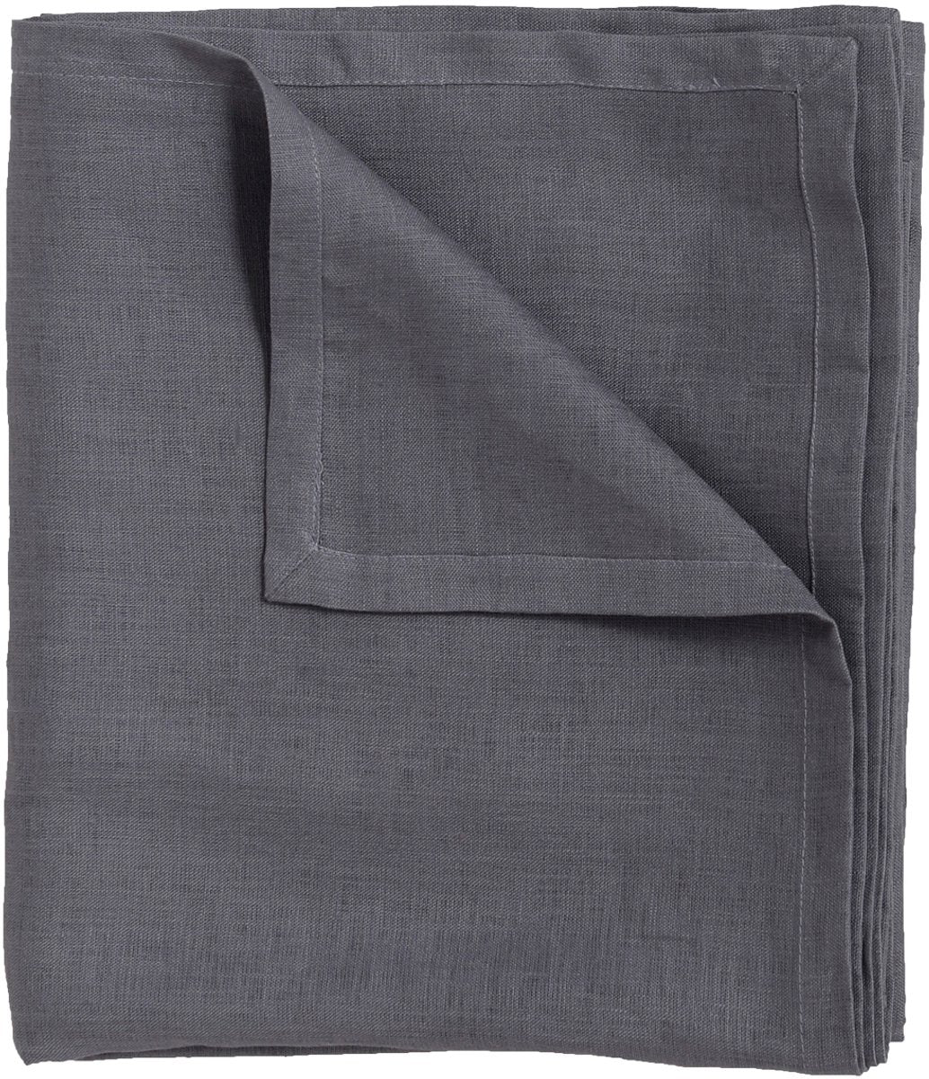 Ddddd Kabinentischdecke – 140 x 350 cm – Tischdecke – 100 % Leinen – Grau