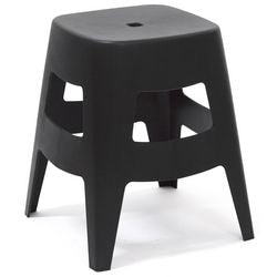 Hocker Paperflow Kunststoff schwarz
