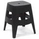 Hocker Paperflow Kunststoff schwarz