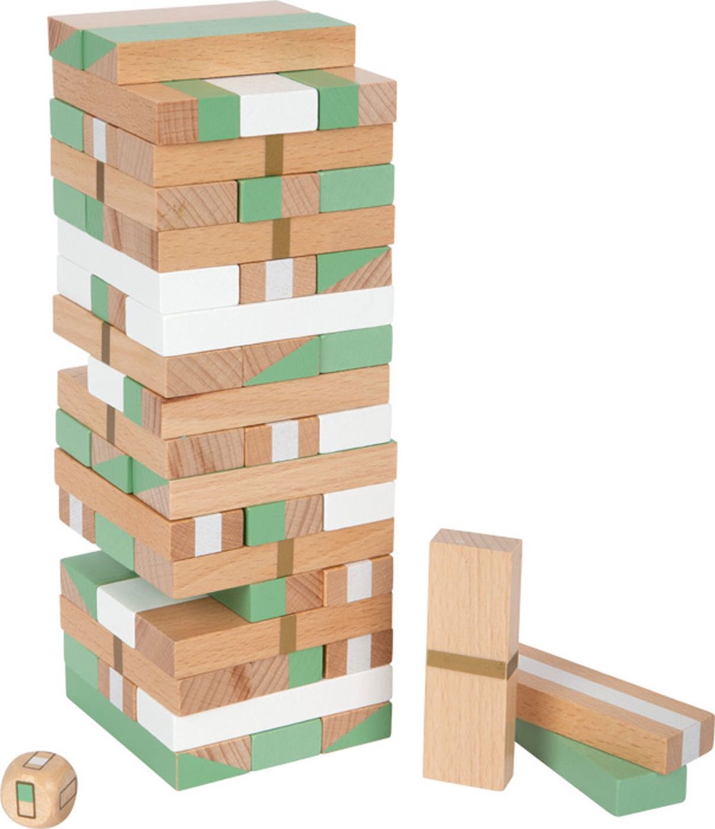 Kleiner Fuß Holz Wiebelt Tower Game Gold Edition