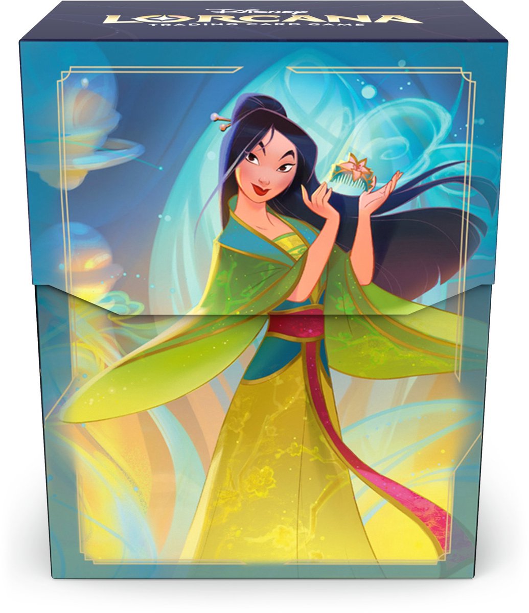 Disney Lorcana Ravensburger TCG Deck Box Mulan Kartenboxen