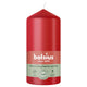 Bolsius Stumpenkerze 120 58 zartes Rot