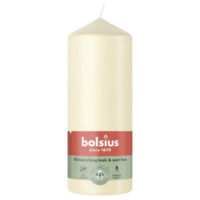 Bolsius Stumpenkerze 150 58 Soft Pearl