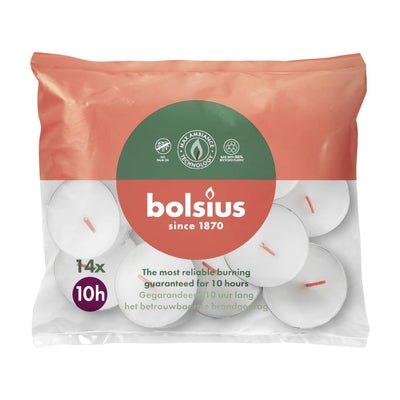 Bolsius Maxi Lichter 10-Stunden-Tasche 14