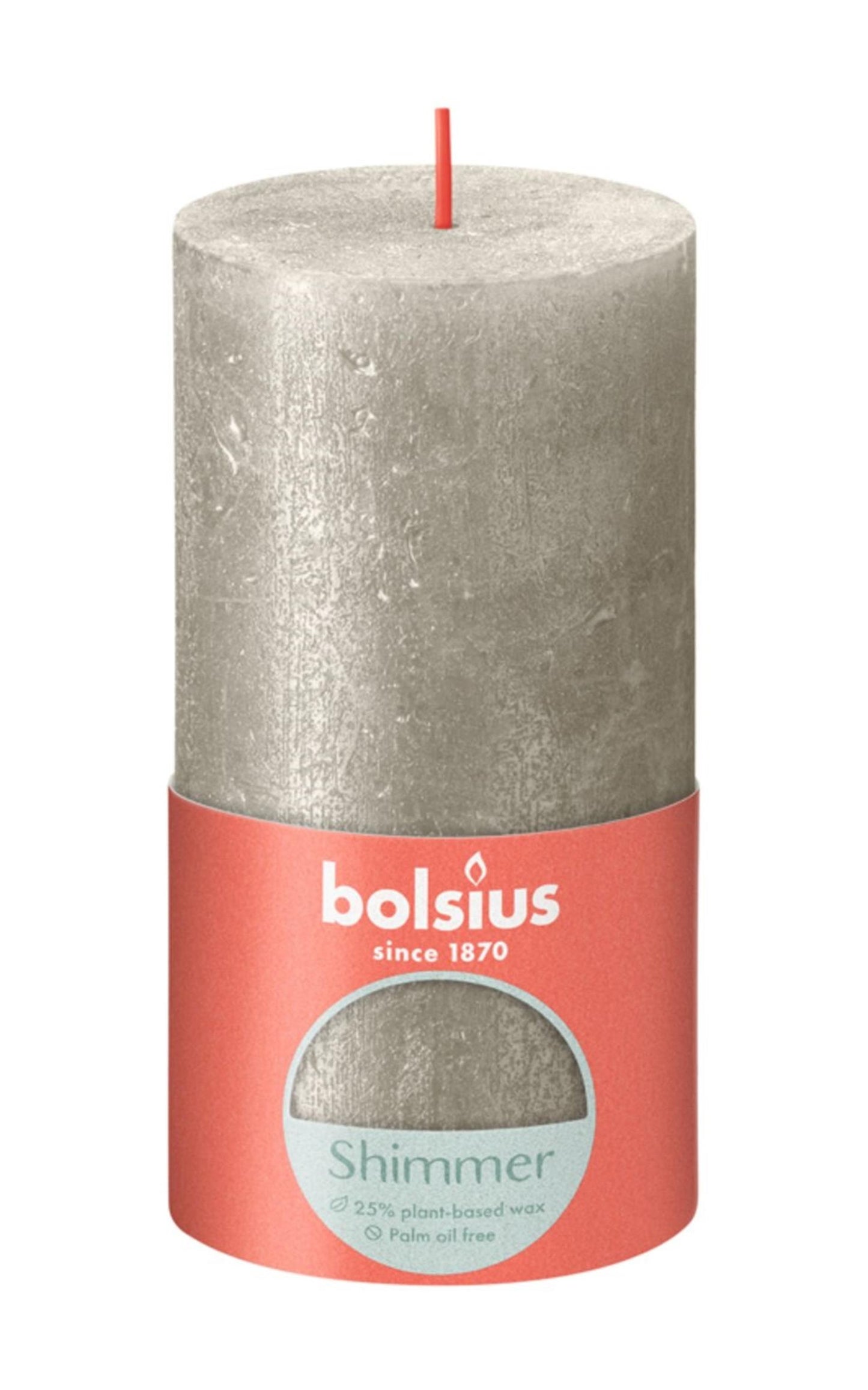 Bolsius Rustikkerze 130 68 Champagner
