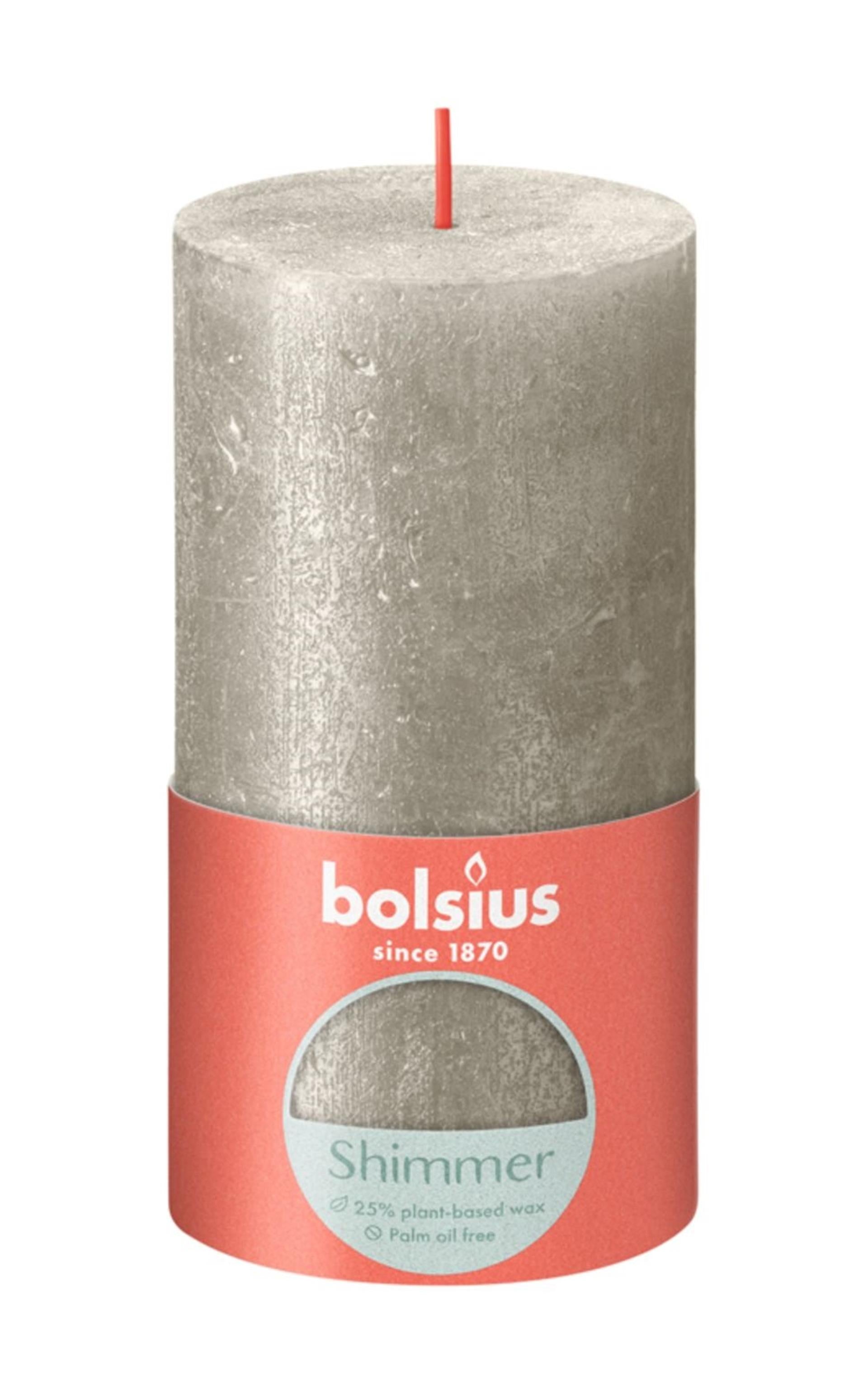 Bolsius Rustikkerze 130 68 Champagner