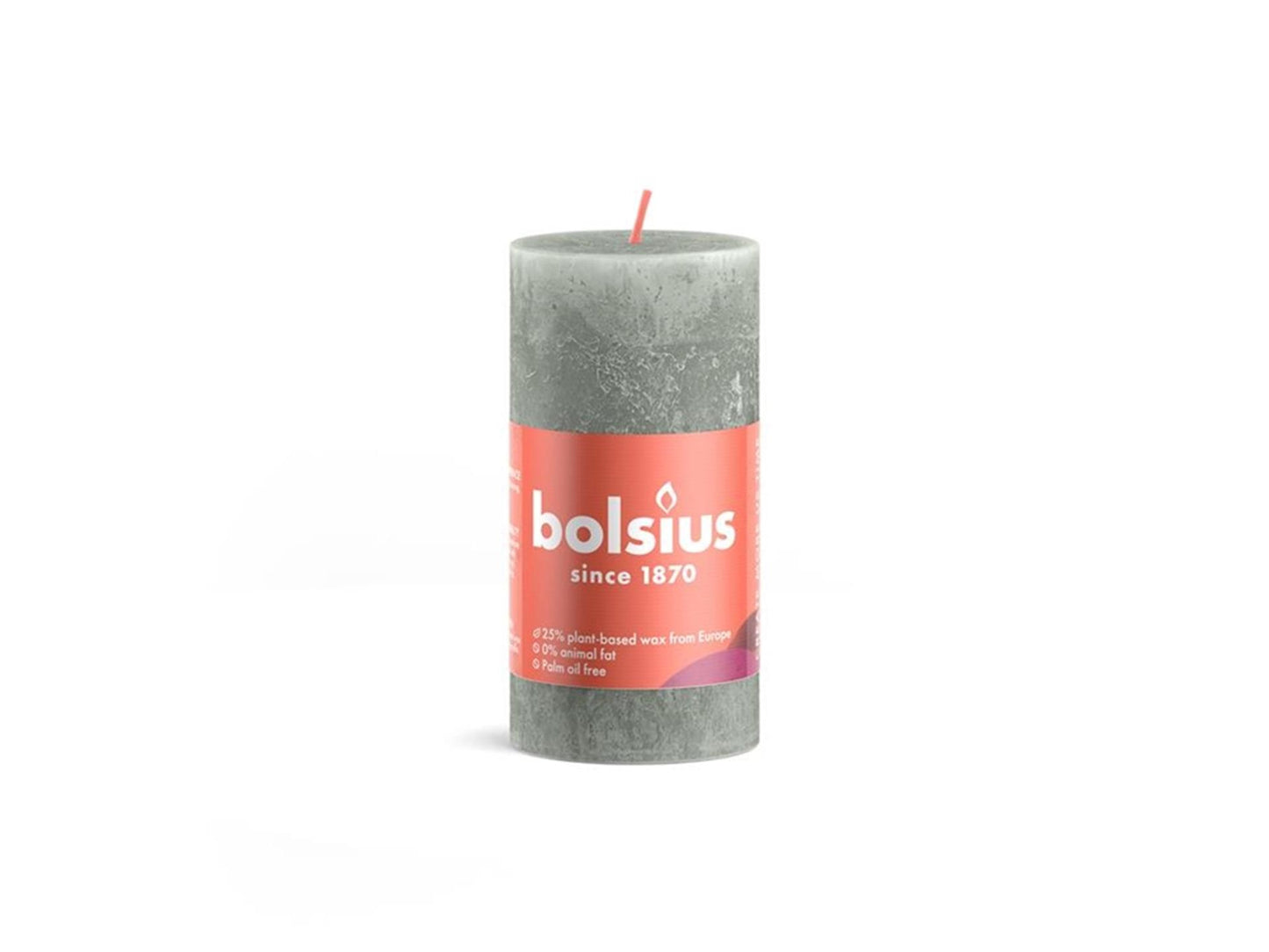 Bolsius Rustikkerze 100 50 Jadegrün