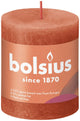 Bolsius Stub Kerze rustikal 8 x 6,8 cm irdisch orange