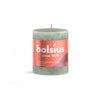 Bolsius Stub Kerze rustikal 8 x 6,8 cm Jade Grün